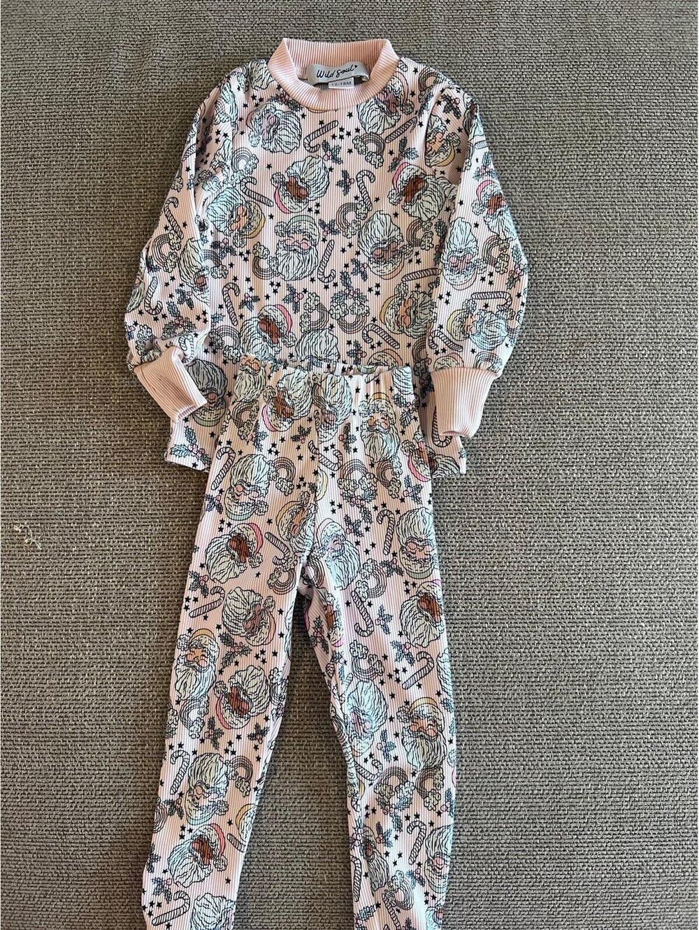 Boutique Wild Soul Santa Pajama Set - Picture 2 of 5